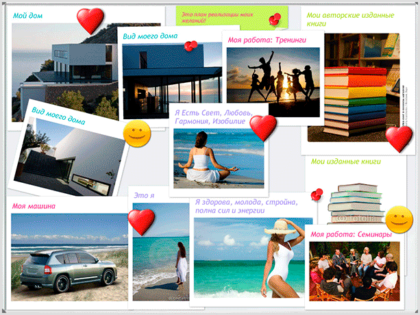 Художественный коллаж с женщиной, машиной и книгой на рекламном постере.